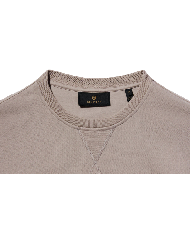 Spezial Madrid Belstaff Logo Sweatshirt Stone Beige