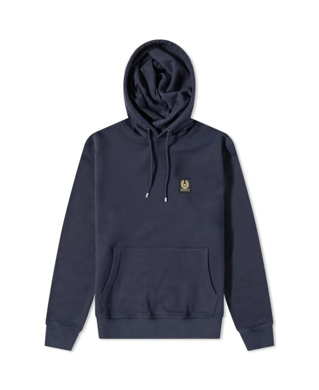 spezial madrid Belstaff Patch Popover Hoody Dark Ink