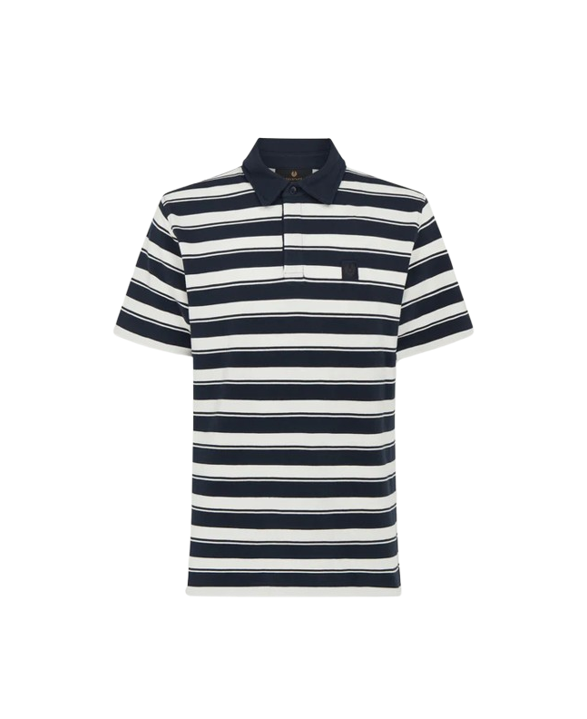 spezial madrid Belstaff River Cotton Pique Dark Ink & Natural