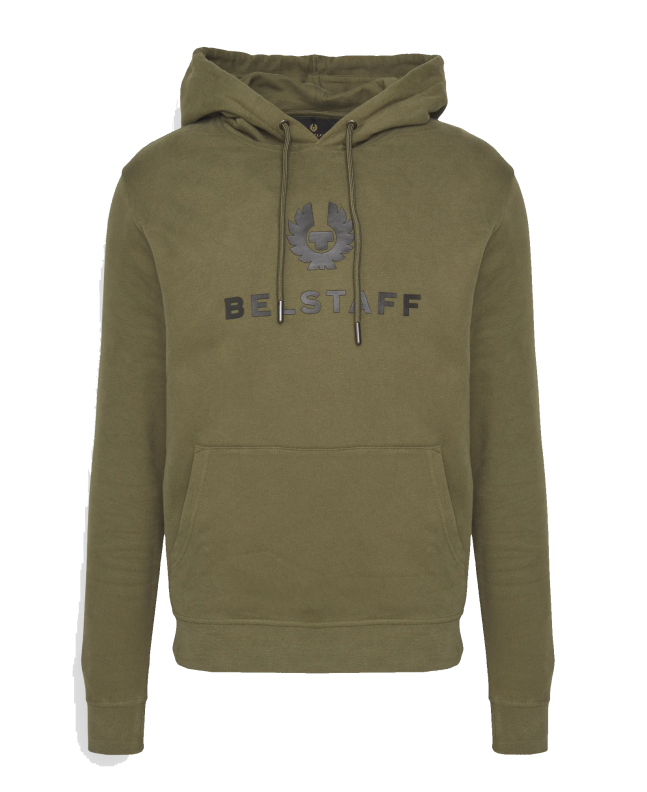 spezial madrid Belstaff Signature Sweatshirt Hoodie True Olive