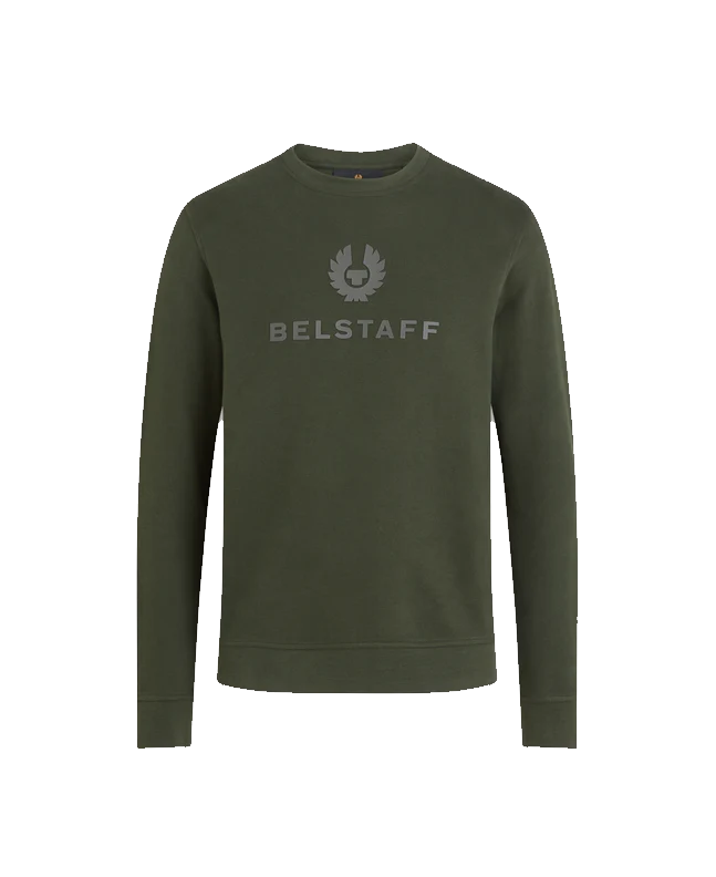 spezial madrid Belstaff Signature Sweatshirt Tile Green