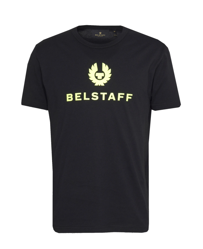 Spezial Madrid Belstaff Signature Tee Black & Yellow Neon