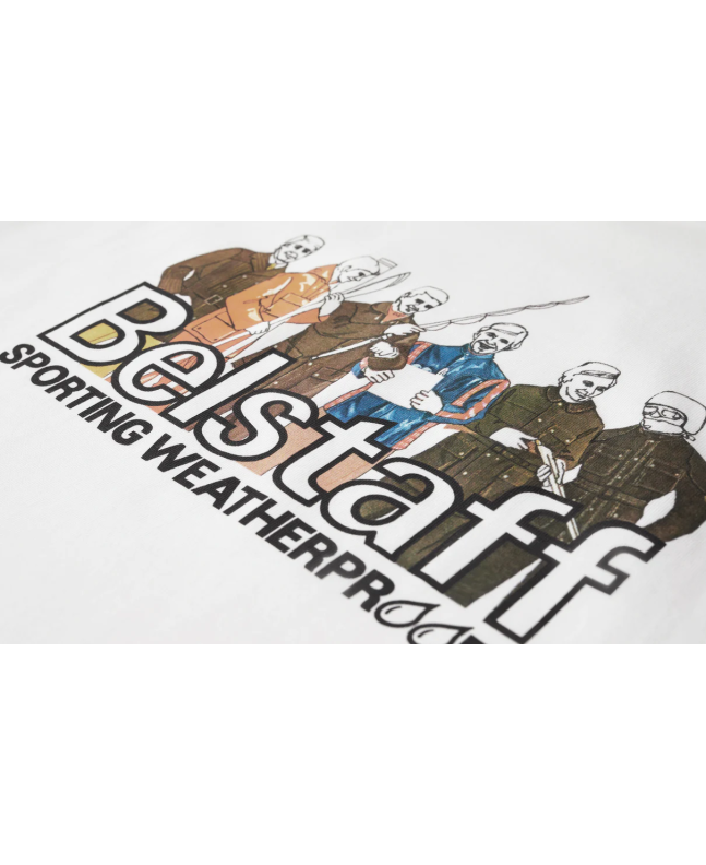 Spezial Madrid Belstaff Sportman Graphic Print Tee White