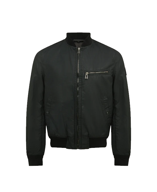 spezial madrid Belstaff Vantage Uniform Coated Linen Washed Black & Dark Smoke Grey