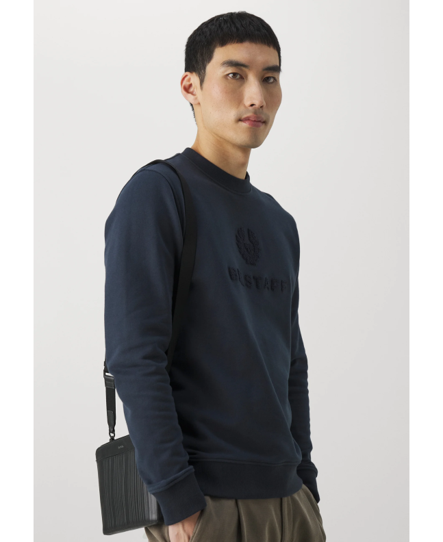 Spezial Madrid Belstaff Varsity Sweatshirt Dark Ink