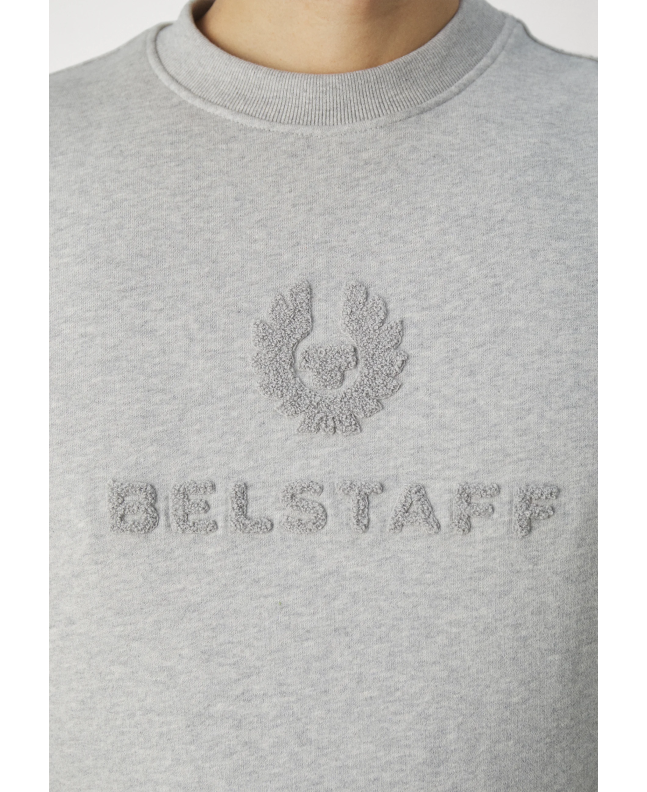 Spezial Madrid Belstaff Varsity Sweatshirt Old Silver Heather