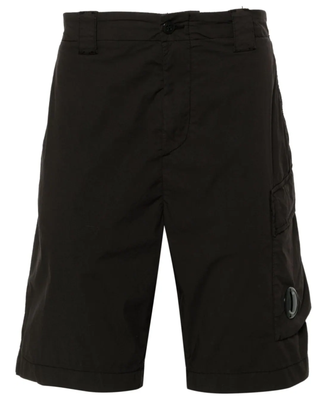 spezial madrid C.P. Company 50 Fili Lens Pocket Shorts Black