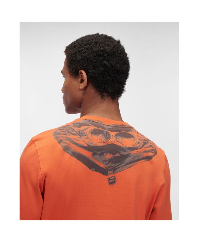 Spezial Madrid C.P. Company Back Goggle Tee Harvest Pumpkin