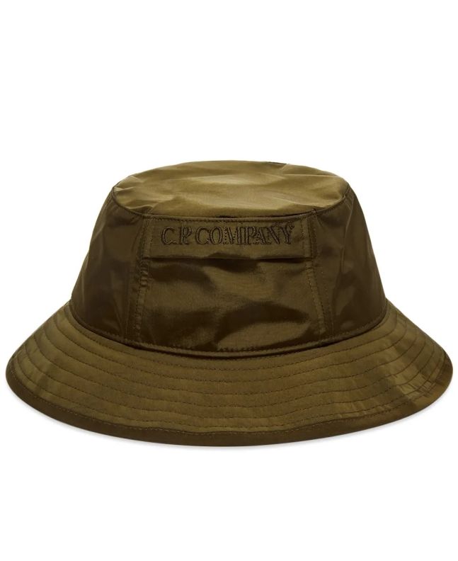 spezial madrid C.P. Company Chrome Bucket Hat Ivy Green