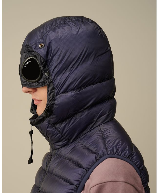 Spezial Madrid C.P. Company D.D. Shell Goggle Down Vest Estate Blue