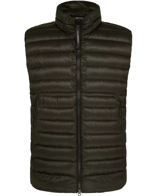 spezial madrid C.P. Company D.D. Shell Lens Down Vest Grape Leaf Green