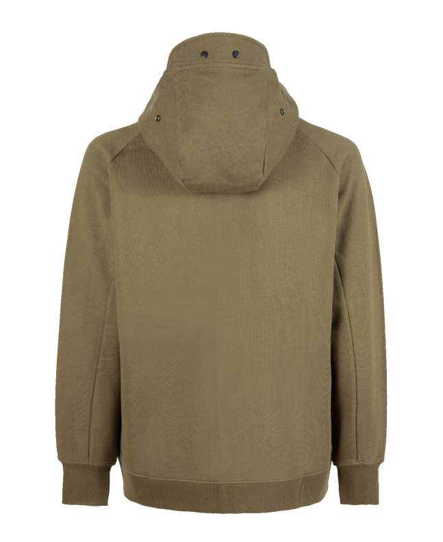 Spezial Madrid C.P. Company Diagonal Raised Fleece Explorer Goggle Hoodie Ivy Green