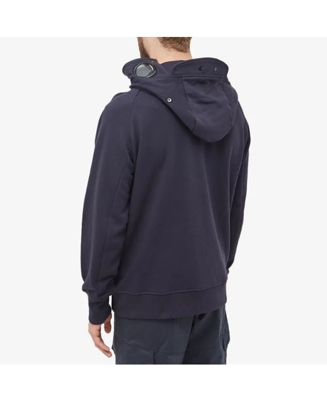 Spezial Madrid C.P. Company Diagonal Raised Fleece Explorer Goggle Hoodie Total Eclipse