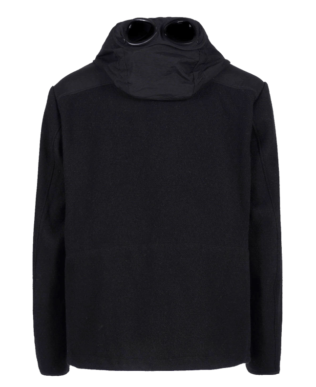 Spezial Madrid C.P. Company Duffel Mixed Goggle Jacket Black