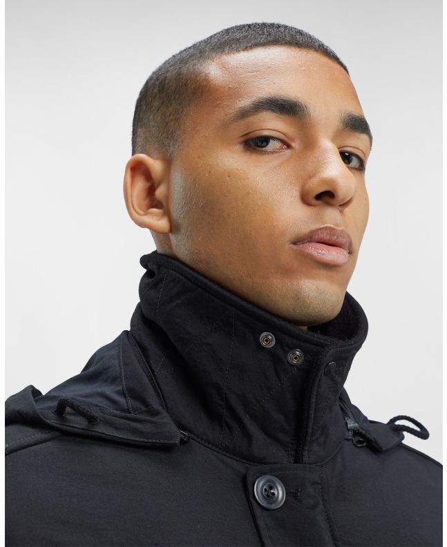 Spezial Madrid C.P. Company Duffel Mixed Goggle Jacket Black