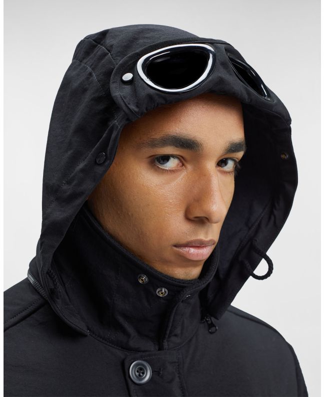 Spezial Madrid C.P. Company Duffel Mixed Goggle Jacket Black