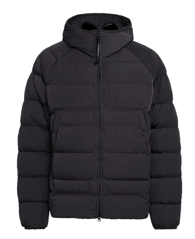 spezial madrid C.P. Company Eco-Chrome R Hooded Down Goggle Jacket Black