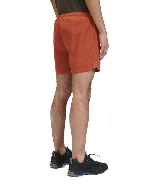Spezial Madrid C.P. Company Flatt Nylon Garment Dyed Swin Shorts Burnt Ochre