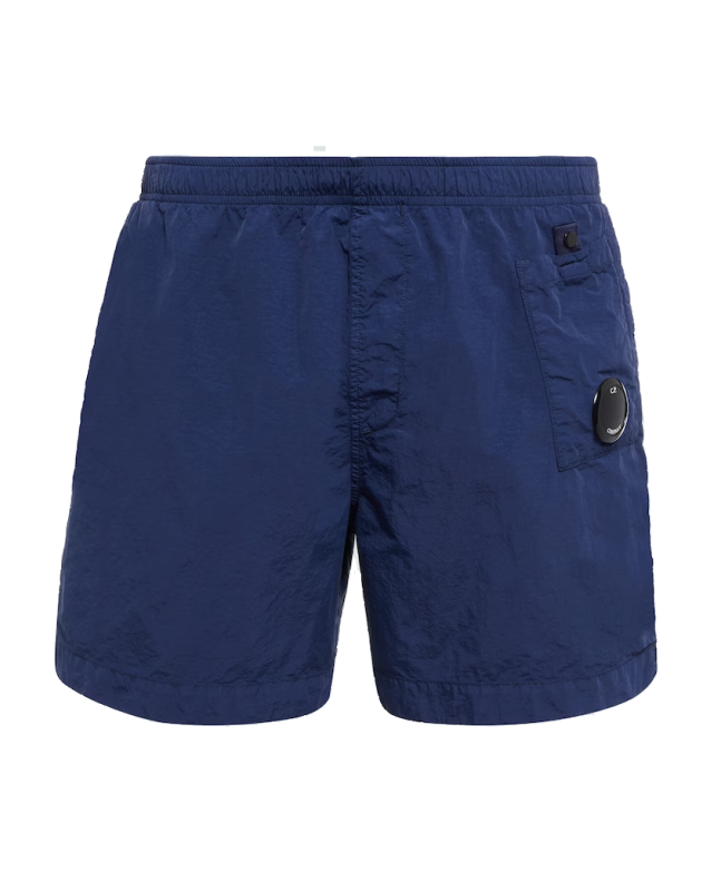 spezial madrid C.P. Company Flatt Nylon Garment Dyed Swin Shorts Ink Blue