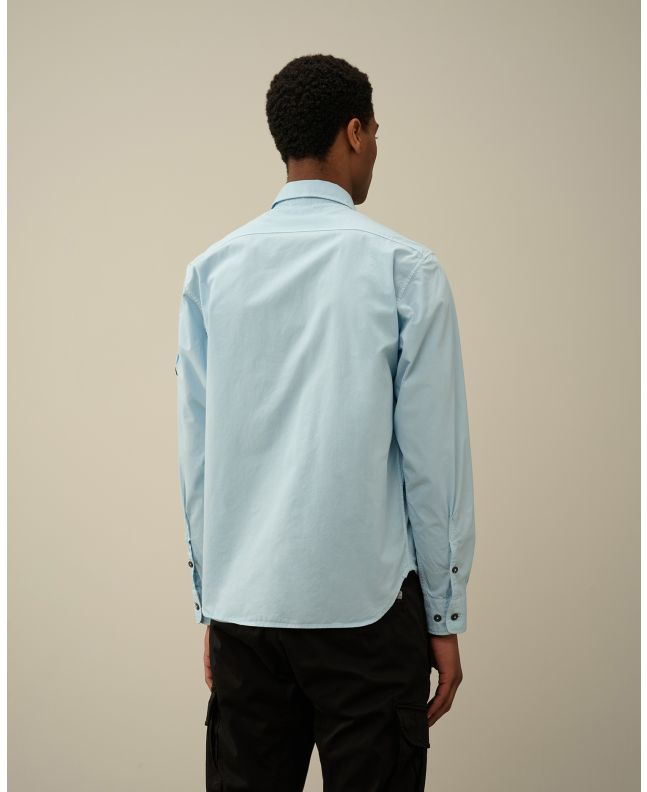 Spezial Madrid C.P. Company Gabardine Pockets Shirt Starlight Blue