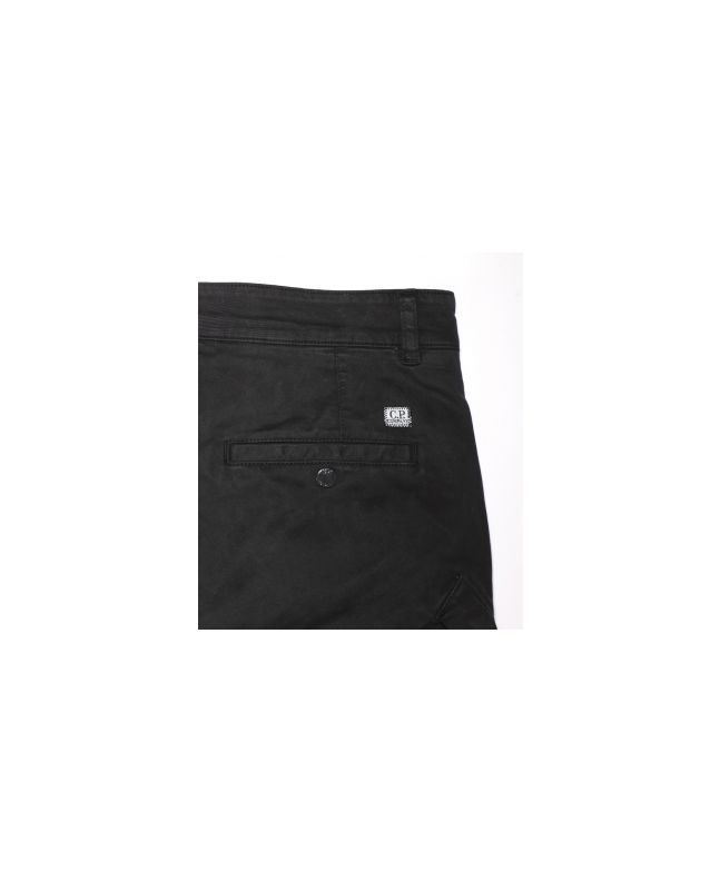 Spezial Madrid C.P. Company Garment Dyed Lens Pocket Cargo Pants Black