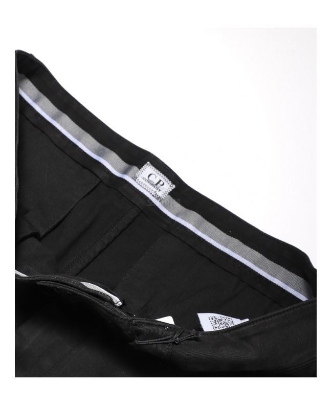 Spezial Madrid C.P. Company Garment Dyed Lens Pocket Cargo Pants Black