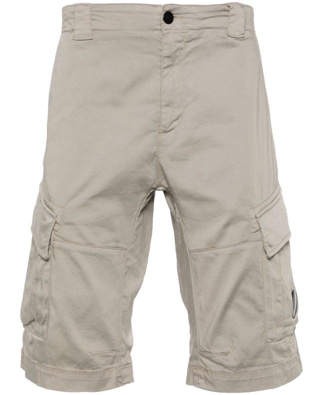 spezial madrid C.P. Company Garment Dyed Stretch Sateen Lens Pocket Shorts Goat