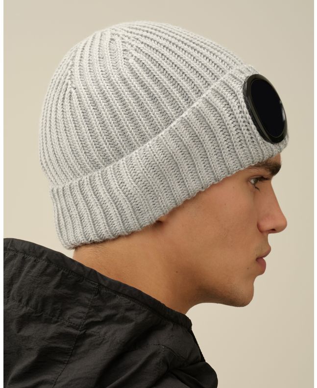 Spezial Madrid C.P. Company Goggle Beanie Moon Melangne