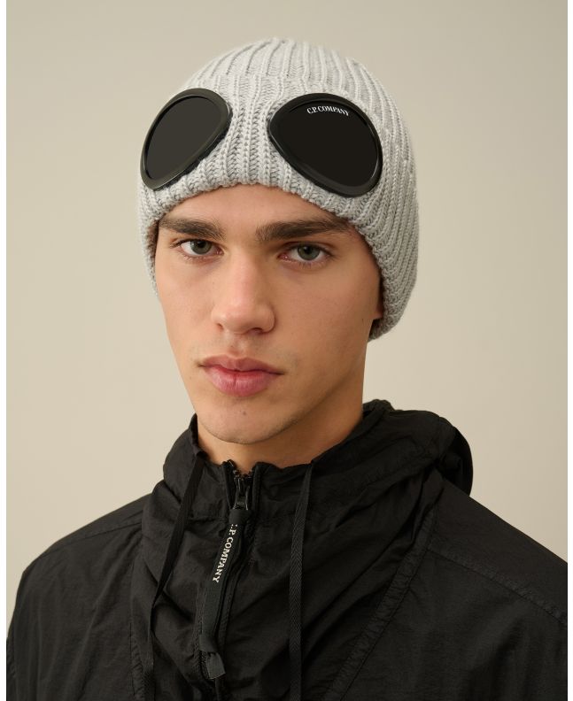Spezial Madrid C.P. Company Goggle Beanie Moon Melangne