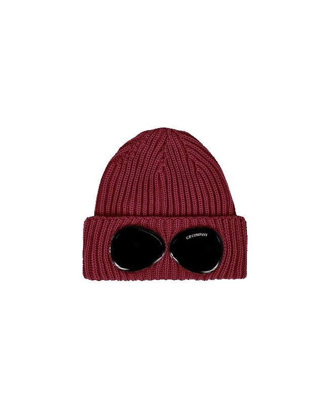 spezial madrid C.P. Company Goggle Beanie Port Royal Red