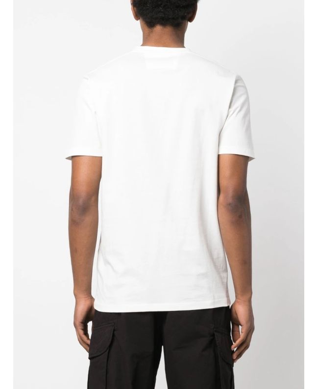 Spezial Madrid C.P. Company Jersey Goggle Print Tee Gauze White