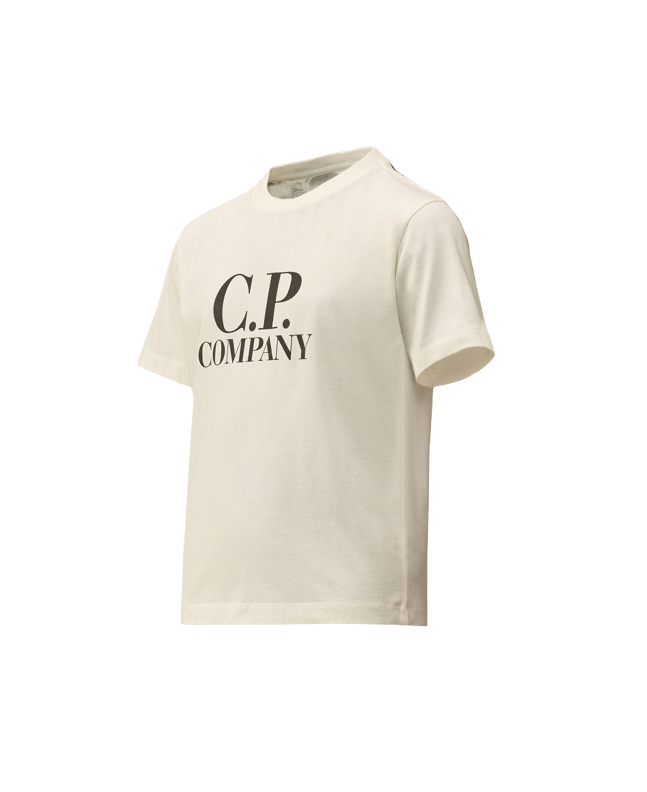 Spezial Madrid C.P. Company Kids Cotton Jersey 30/1 Goggle Tee Gauze White