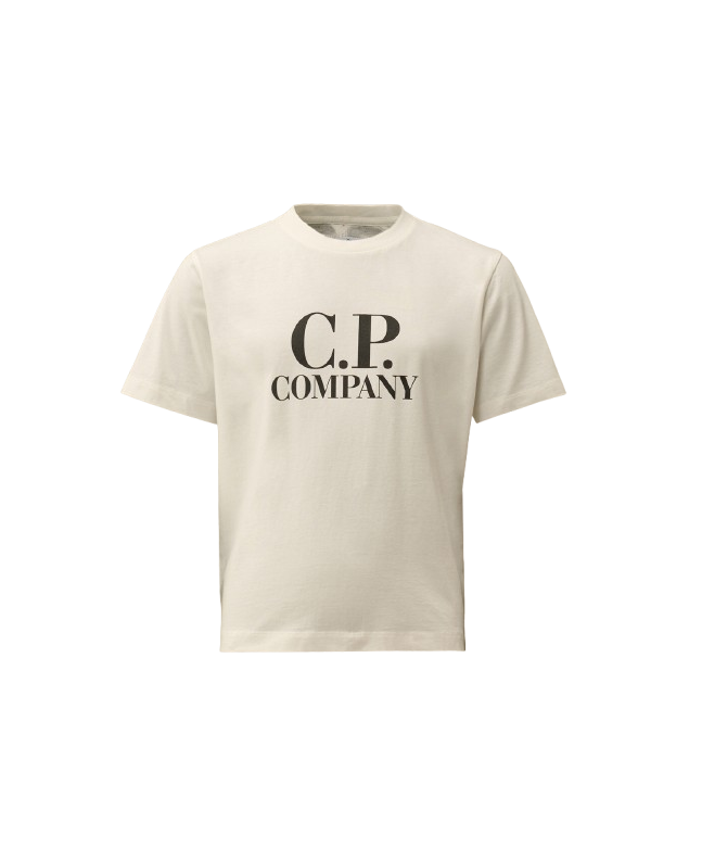 spezial madrid C.P. Company Kids Cotton Jersey 30/1 Goggle Tee Gauze White