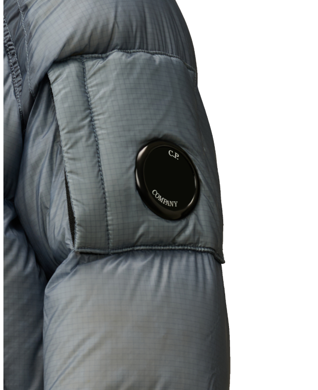 Spezial Madrid C.P. Company Kids D.D. Shell Ripstop Hooded Down Flint Stone Blue