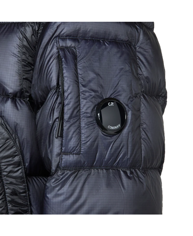 Spezial Madrid C.P. Company Kids D.D. Shell Ripstop Hooded Down Jacket Blue