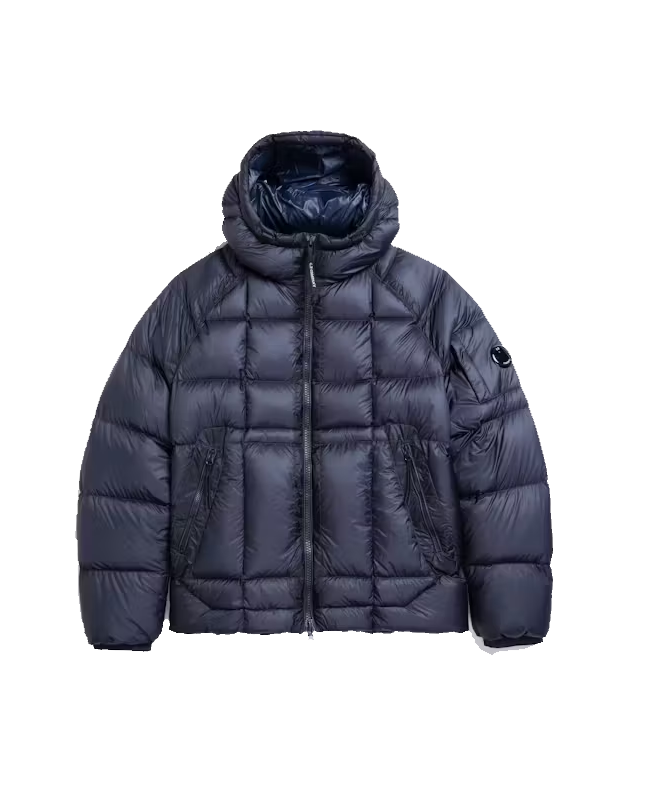 spezial madrid C.P. Company Kids D.D. Shell Ripstop Hooded Down Jacket Blue