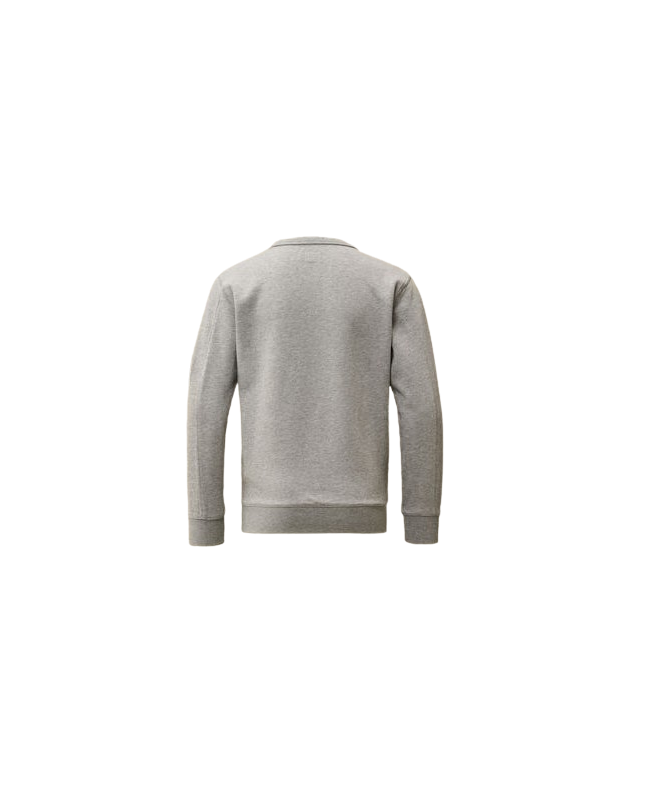 Spezial Madrid C.P. Company Kids Diagonal Fleece Lens Crew Neck Sweatshirt Grey Melange