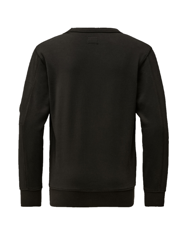 Spezial Madrid C.P. Company Kids Diagonal Fleece Lens Crew Neck Sweatshirt Black