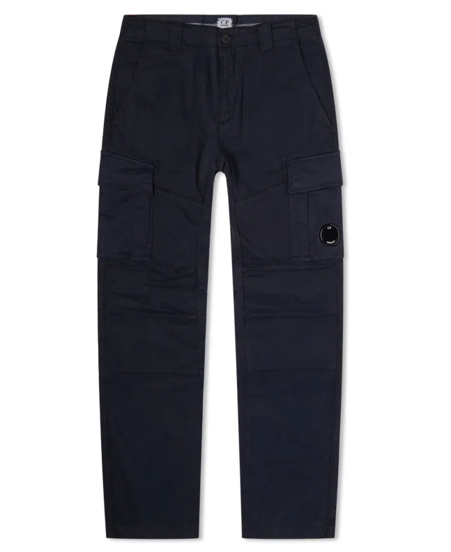 spezial madrid C.P. Company Kids Stretch Sateen Lens Cargo Pants Total Eclipse