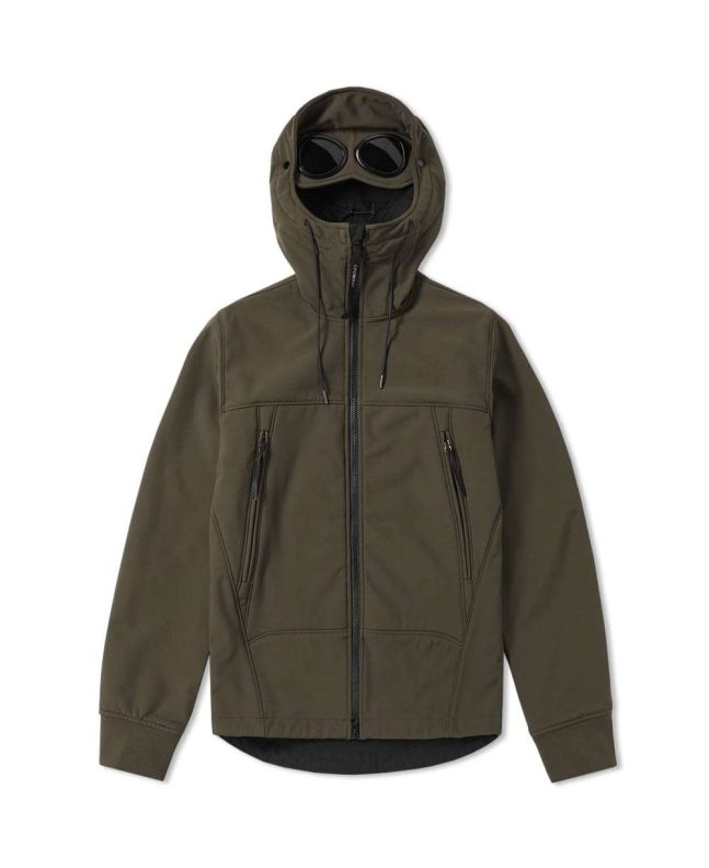 spezial madrid C.P. Company Light Shell Goggle Jacket Ivy Green