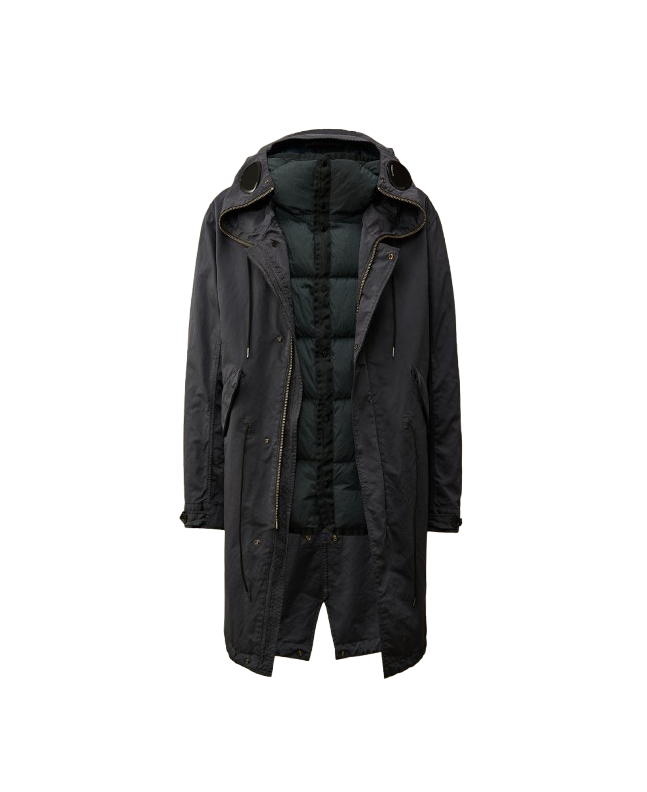 spezial madrid C.P. Company Micro Kei Explorer Parka Black Sand