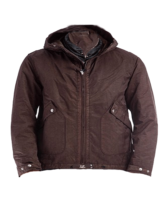 spezial madrid C.P. Company Micro Kei Garment-Dyed Hooded Jacket Brown