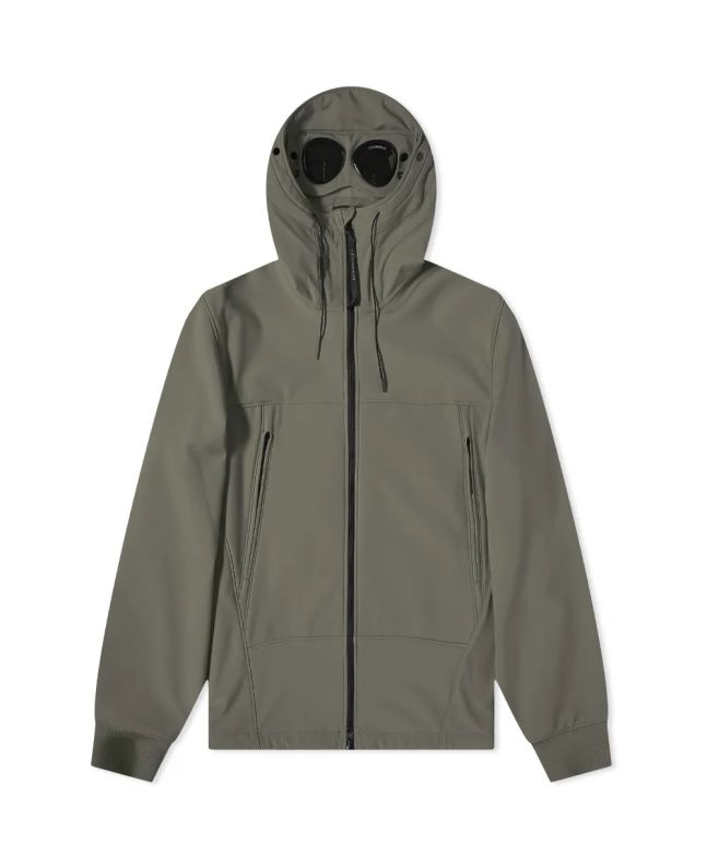 Spezial Madrid C.P. Company Shell-R Goggle Jacket Ivy Green