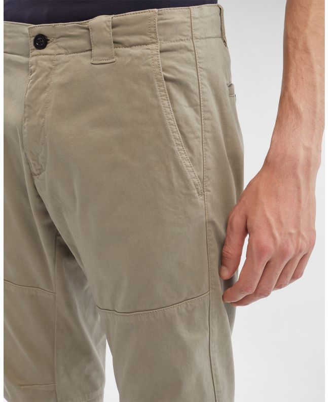 Spezial Madrid C.P. Company Stretch Sateen Chino Pants Silver Sage