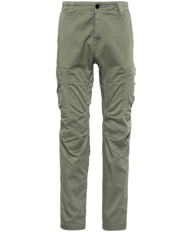 spezial madrid C.P. Company Stretch Sateen Loose Cargo Pants Agave Green