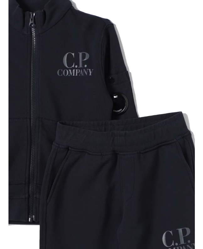 Spezial Madrid C.P. Company Tracksuit Fleece Zipped Sweatshirt Total Eclipse