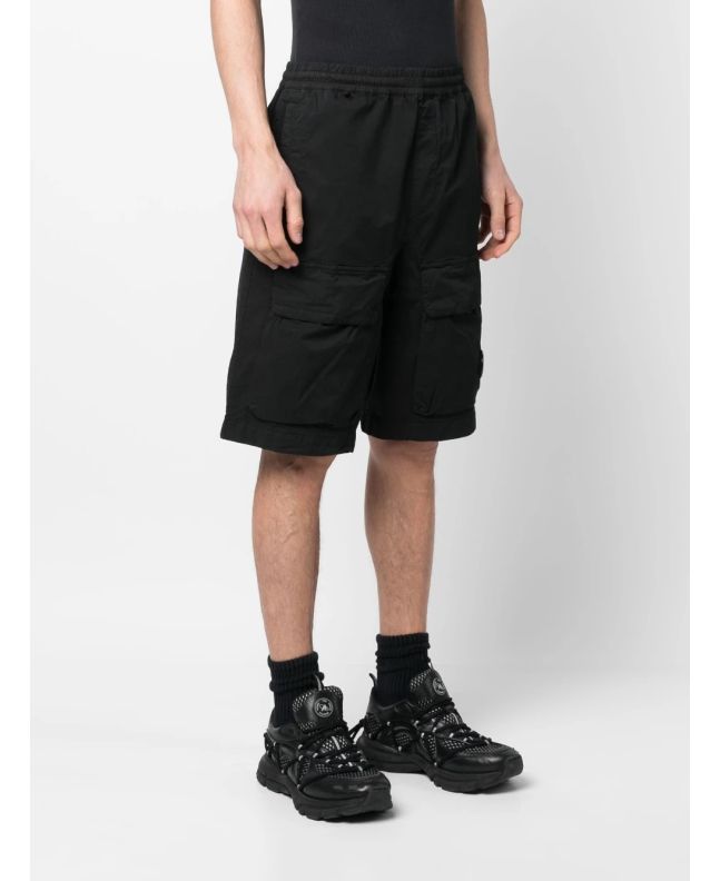 Spezial Madrid C.P. Company Twill Stretch Utility Shorts Black