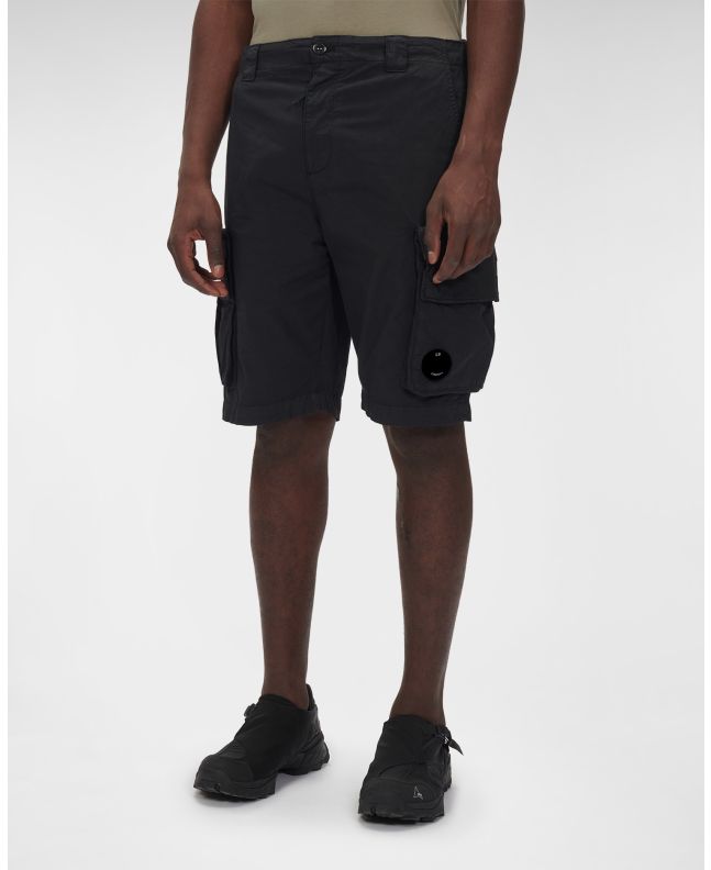 Spezial Madrid C.P. Company Twill Stretch Utility Shorts Black