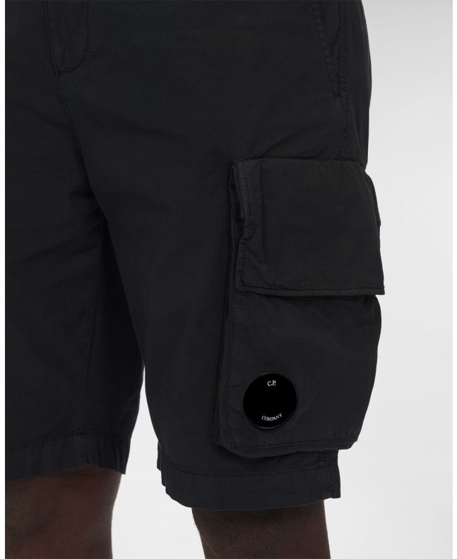 Spezial Madrid C.P. Company Twill Stretch Utility Shorts Black