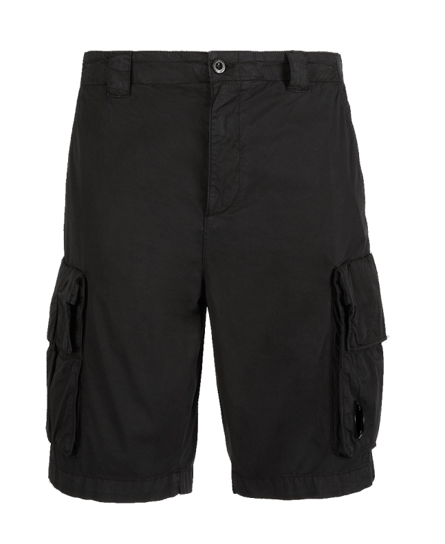 spezial madrid C.P. Company Twill Stretch Utility Shorts Black